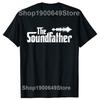 The Soundfather Audio Engineer Sound Engineer Tshirts Men Fashion Casual Tshirt 100 Cotton Loose Oversized T Shirt Summer