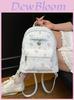 Cute Bear Backpack For Girls And Women Pu Cartoon Printed Daypack For School And Casual Use