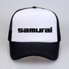 Japan Samurai Prin Baseball Hat Jurassic Samurai Cap Fashion Casual Mesh Trucker Hats