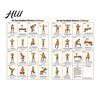 Dagelijkse Oefeningen Illustraties 2 Stuks Gevisualiseerd Trainingsplan 30-dagen Fitness Uitdaging Thuis voor Beginners Vetverbranding En Vormgeving Volledige Lichaamsspier