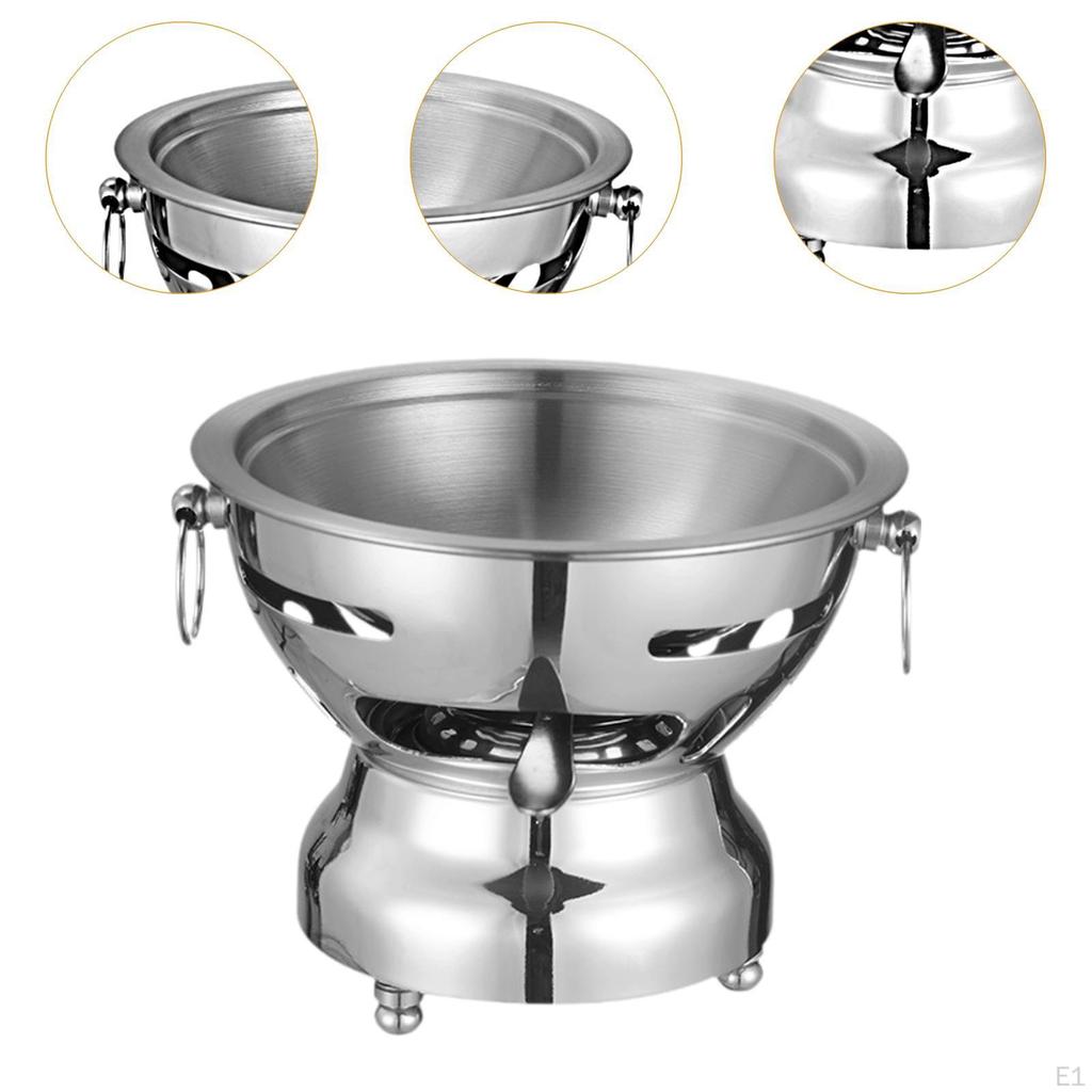 Shabu Pot Camping Cooker Stew Cookware Sturdy Portable Buffet Pots for Family