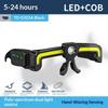 Induction Cob Led Glasses Headlight Rechargeable Type-C Waterproof Lightweight Work Lamp For Car Maintenance Repair