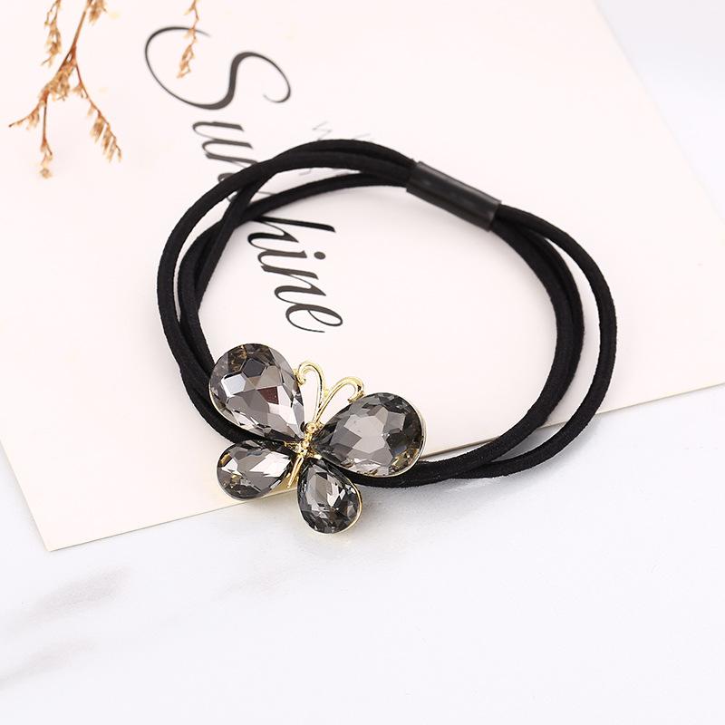 

Модная веревка для волос со стразами и стразами, женская резинка для волос, кольцо для волос с хвостиком, простая резинка для волос в стиле ретро, ​​аксессуары для волос