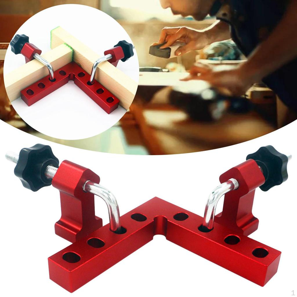 Clamp, DIY Measuring Square Ruler Corner Clamps Clamping 90 Degree Angles Clamp for