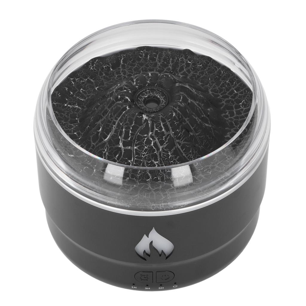 Diffusore di Oli Essenziali a Fiamma 280ml Umidificatore Luce LED a 7 Colori Diffusore Silenzioso per Aromaterapia per Casa Camera da Letto Ufficio
