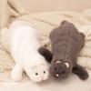 Cute And Black White Mink Plush Doll Children Toys For Room Decoration Gift And