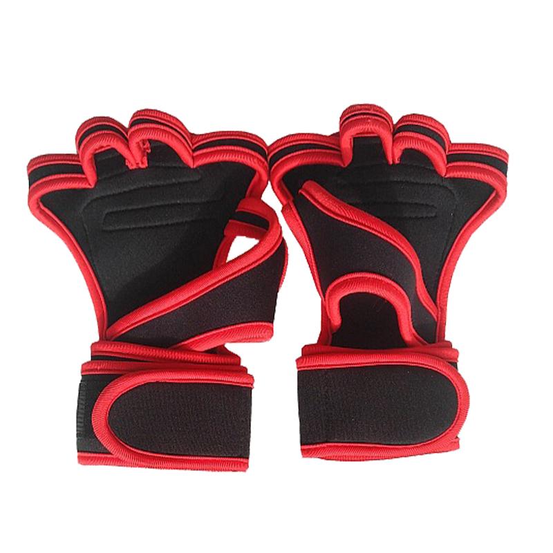 

Workout Gloves Wrist Wraps for Male and Female Exercise Gloves for Weight Lifting Cycling Gym Fitness Cross Training Breatha Practical Use M красный