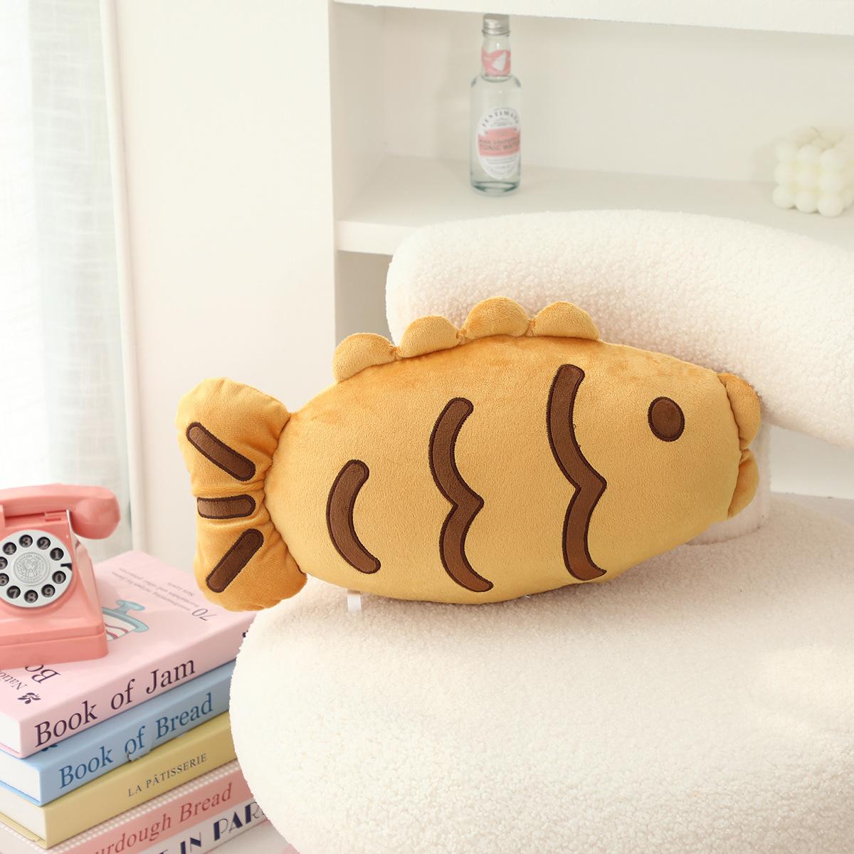 

Cartoon Soft Snapper Roast Throw Pillow Plush Toy Doll Snapper Roast Doll Home Pillow Cushion Doll 40cm（0.25kg）