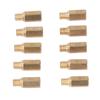 10pcs Motorcycle Carburetor Main Jets Metal Hex Main Jets Replacement for PWM OKO CVK NSR KSR Carb Set