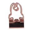 30 Pcs Binder Clips Cute Rose Gold Horn Pattern Handle Metal Small Binder Clips Office File Clips With Storage Box