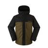 Timberland Three-In-One Protective Shell Fleece Windproof Waterproof Warm Jacket Men Jacket Black Dark-Olive A696HDX8