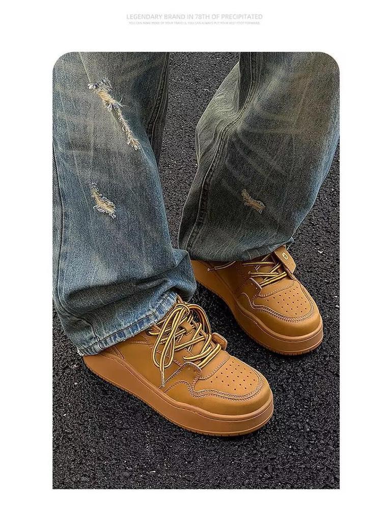 Niche Y2K High Street Lace-up Platform Sneakers