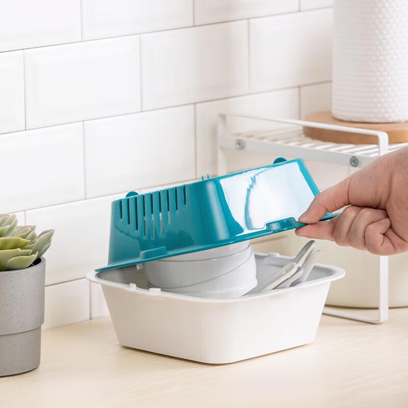 CHAHUA Double-Layer Plastic Washing & Drain Basket