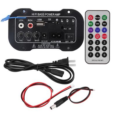 Amplificateur Stéréo Audio Numérique Bluetooth Hifi Bass Haute Puissance pour Voiture 5 Pouces AMP