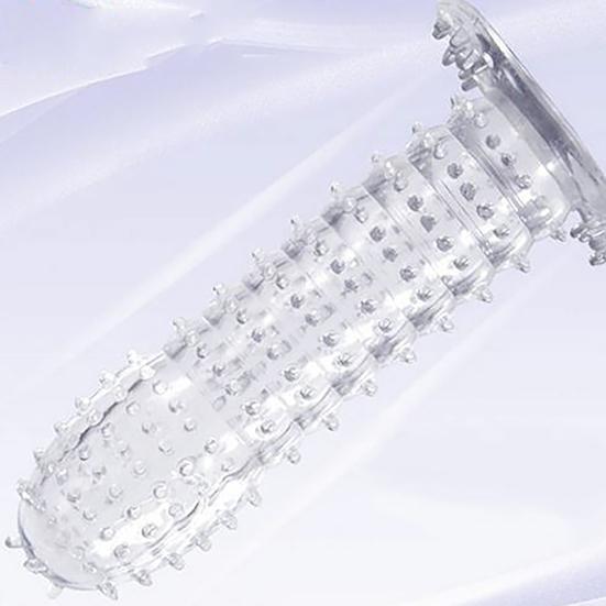 5 Pcs Men's Penis Covers Lengthen Delay Sex Products Finger Cock Ring