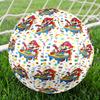 Super Mario Print Size 5 Soccer Ball, Standard Match Football for Sports Game and Team Practice, Ideal Gift for Soccer Fans