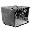 Toaster Cover with Base Waterproof Oxford Cloth Small Appliance Dust Cover with Transparent Front Panel