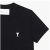 Ami Crop Women S T ShirT Small hearT Logo fTS347 724 045