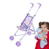 Girl Doll Toy Stroller Realistic Stroller Toy Role Play Pretend Doll Pram Dress Up Game Accessories for Home Birthday