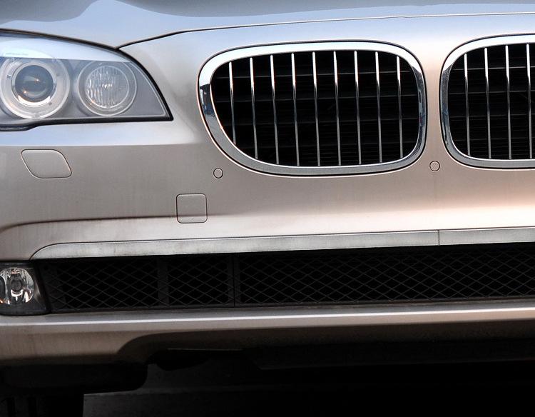 Manshi Electroplated Front Bumper Strip for BMW F02: Fits 730Li, 740Li, 750Li