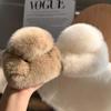 Square Shape Winter Faux Fur Hair Claw Acrylic Hairpins Rabbit Plush Hair Clip Crab Headwear Women Girls Hair Accessories
