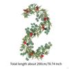 Artificial Christmas Garland Pendant Cascading Winter Greenery for Hotel Home