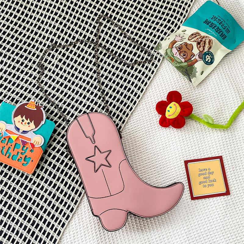 

Дизайнерська сумка Niche. Персоналізована креативна сумка для черевиків. Мила забавна жіноча сумка через плече рожевий