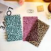 A6 Acrylic Leopard Print Loose Leaf Binder Cover DIY Account Book Journal Planner Office Stationery Supplies