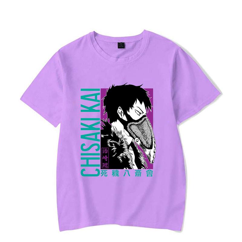 Fashion Anime Chisaki Kai Printed Short Sleeve Anime Chisaki Kai T-Shirt For Women Summer Casual T-Shirts Creative Tops