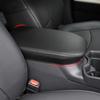 For 2019-2024 Toyota RAV4 Black Central Armrest Box PU Leather Pad Cover Trim 1x