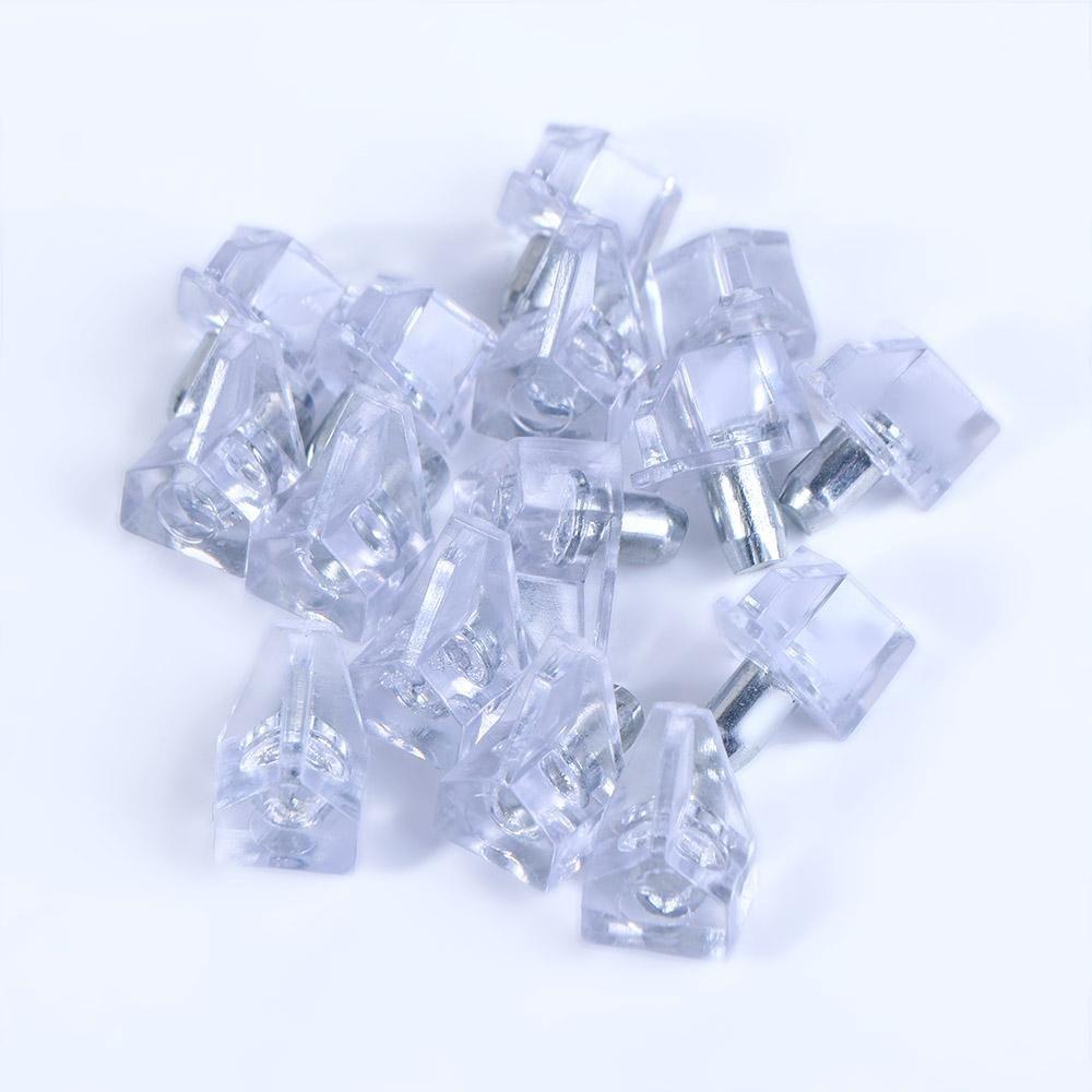 5mm Plastic Wooden Furniture With Metal Pin Fixed Cabinet Cupboard Shelf Studs Pegs Hardware Accessories Bracket Shelf Holder