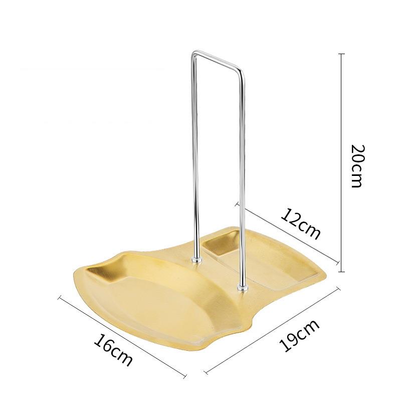 Stainless Steel Kitchen Pot Lid Rack Space Saving Durable Storage Holder for Dishes Pans Cutting Board Cabinet Organization