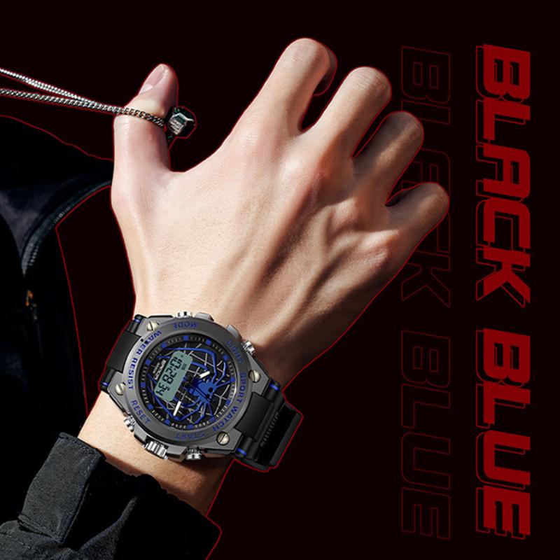 SANDA Business Fashion Trend Watch Luminous Waterproof Personalised Large Dial Watch