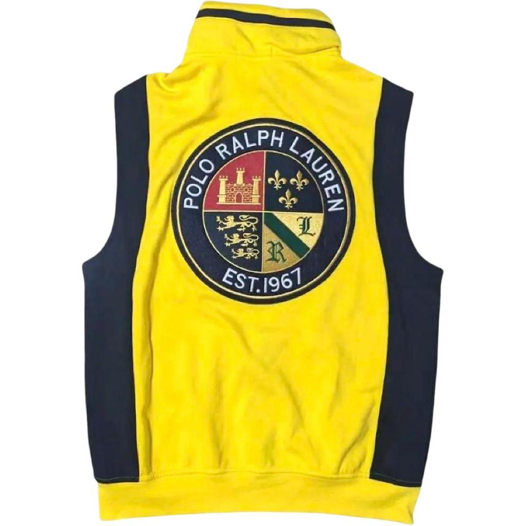 Polo Ralph Lauren Big Pony Logo Embroidered Color Block Vest Men Vest 710776809-002