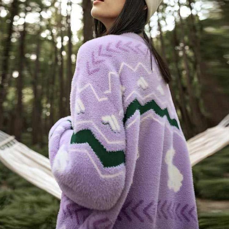 New FILA Knitwear Women's Light Elegant Purple F11W248401F-PR