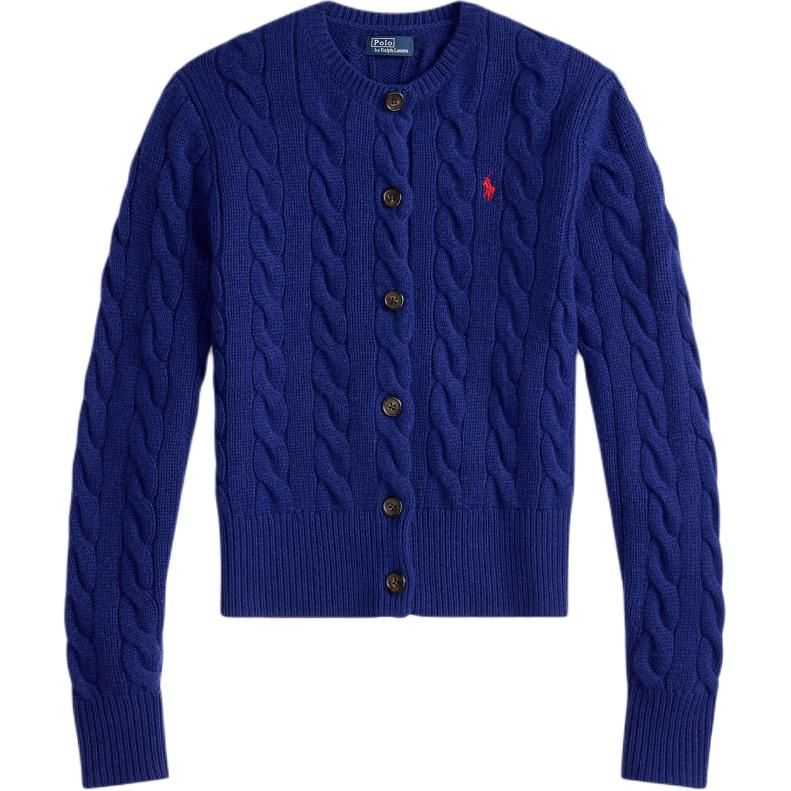 Polo Ralph Lauren Slim Fit Cable Knit Cardigan Women Sweater WMPOSWENDW20493-410