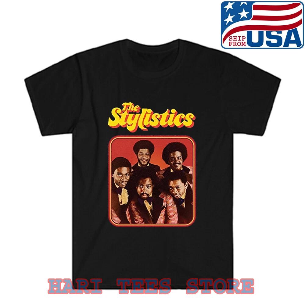 The Stylistics Men s Black Size S to 5XL S