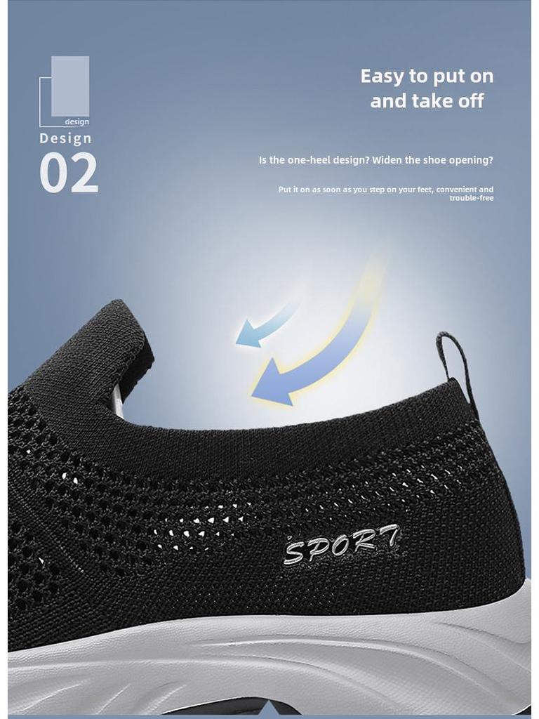 2024 Atmungsaktive Senioren-Laufschuhe für Männer und Frauen - Leichtgewicht, Hohlraumdesign, Große Größe, A888