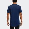 adidas Sports Running Crew Neck Pullover Short Sleeve T-Shirt Men Tops Navy-Blue CW4061