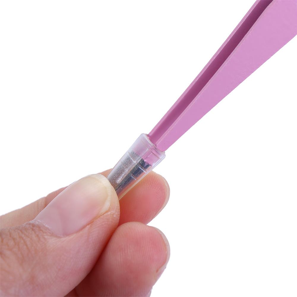 Stainless Steel Tape Sticker Tool Journal Accessorise Macaron Color Tweezers Nipper Nail Tweezers