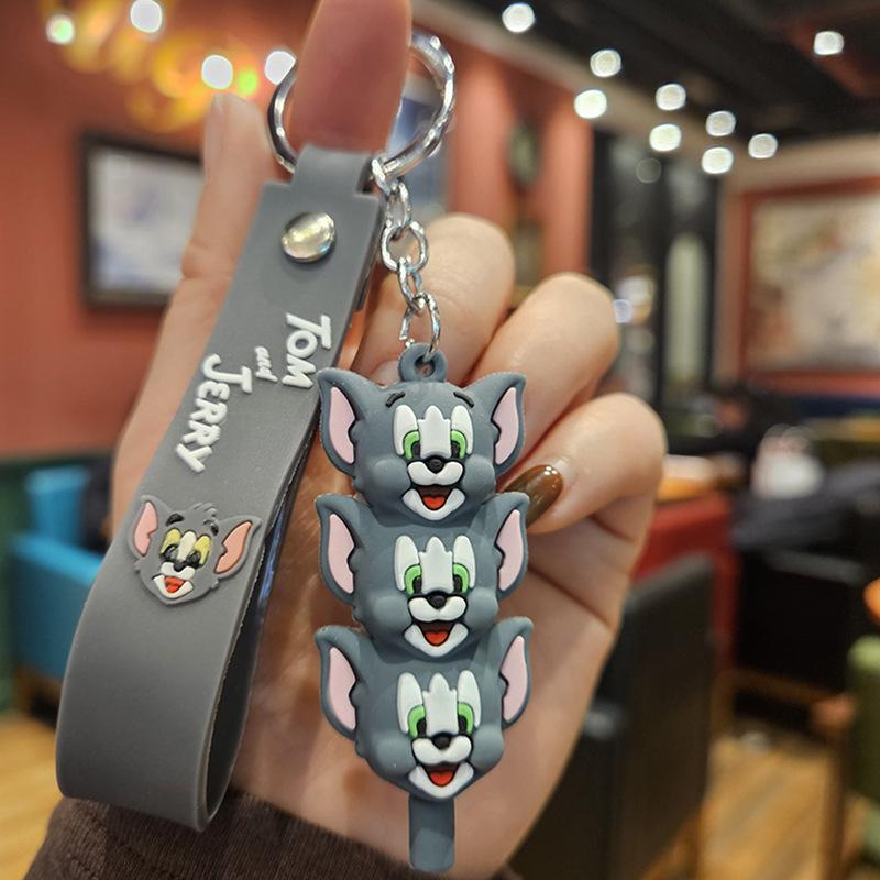 Yugui Dog Gestapelter Le Schlüsselanhänger Niedlicher Cartoon Melody Pudding Dog PVC Puppe Taschenanhänger