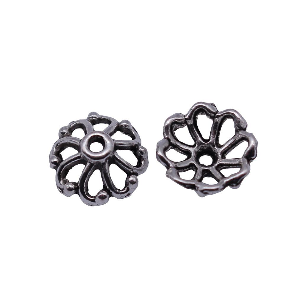 Flower Bead Cap Spacer Findings Ornate Covers For DIY Jewelry Making Materials