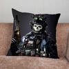 C-Cod C-Call of Duty Simon Ghost Riley Federa per Cuscino per Casa Camera da Letto Auto Ufficio Decorazione Soggiorno Copricuscino per Divano