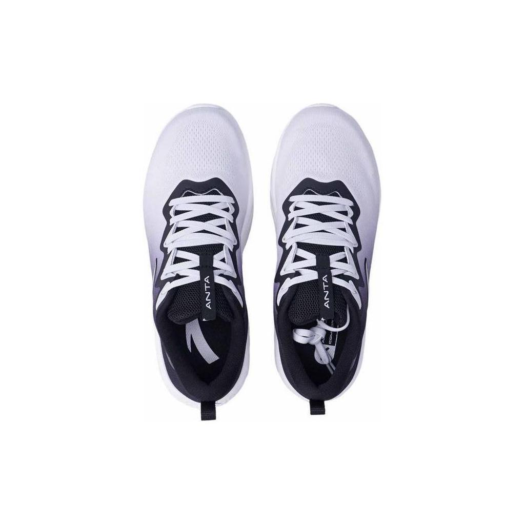 Anta Comfortable And Beautiful Shock Absorbing Durable Low Top Training Shoes Men Sneakers White Purple 112347793S-2