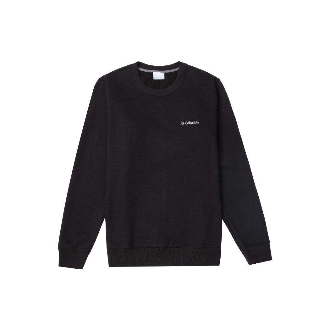 Columbia Solide Logo Rundhals Pullover Sweatshirt Herren Sweatshirts Schwarz AE6769-010 L black