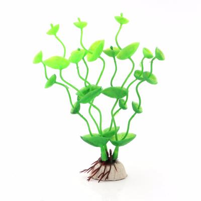 1 pieza de plantas artificiales para acuario, plantas acuáticas para adornos de peceras, accesorios de decoración para acuarios