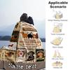 Dachshund Customize Text Blanket Multi-purpose Personalized Blanket Warmthful Decor Versatile for Livingroom Picnics Bedding Sofa