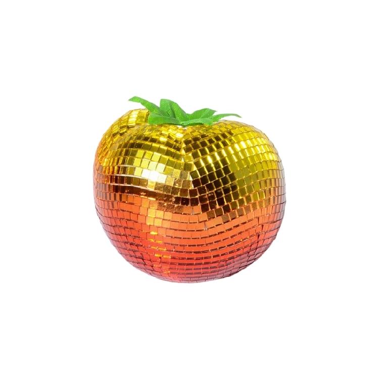 Disco Ball Decors Mirrored Disco Pear/Tomato/Carrot/Pepper Light Reflectings Disco Ball Table Decorations Home Decors