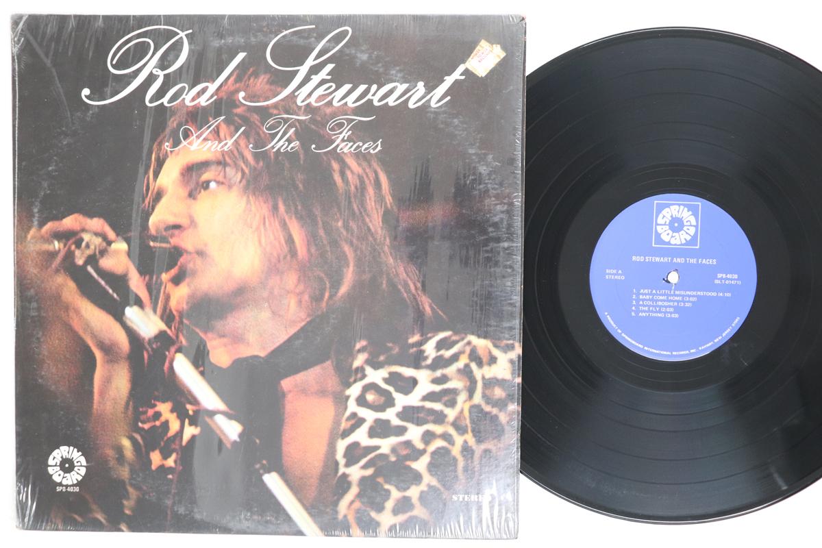 LP Record ROD STEWART FACES  Rod Stewart And The Faces SPB4030 SPRINGBOARD 1979 US Rock Used