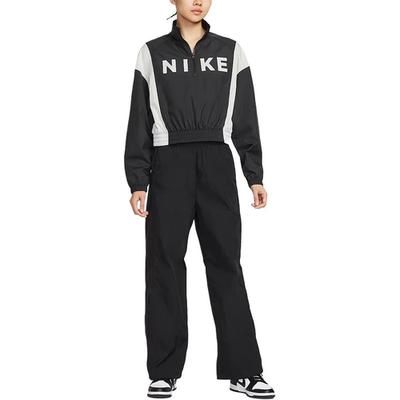 Sportjacken Damen Schwarz/Segelweiß IH8479-010